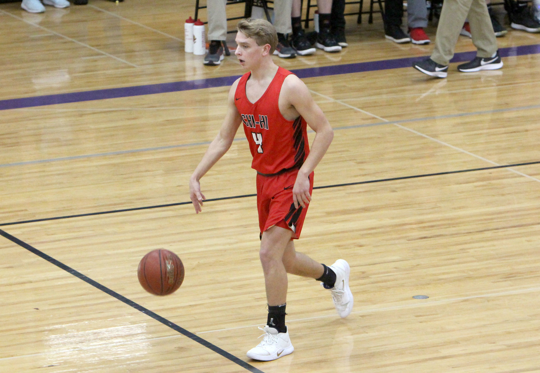 Chi-Hi boys basketball at Eau Claire Memorial 1-3-20
